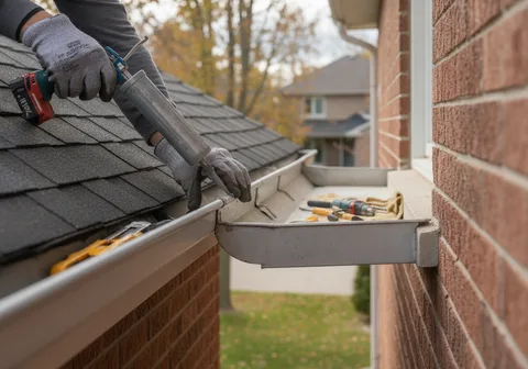 Small Gutter Repairs in Waterloo